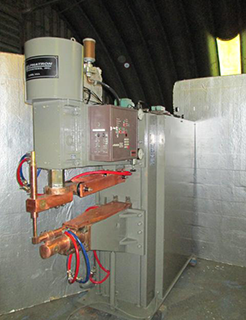 Remanufactured DC Spot Welder